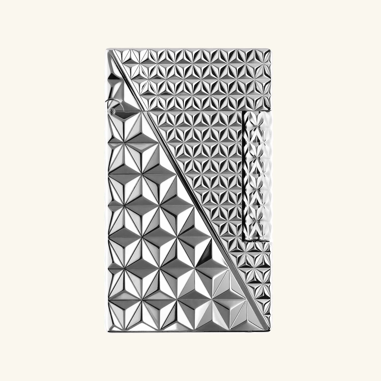 اس تي دوبون ولّاعة لين 2 دبل فاير إكس باللون الفضي