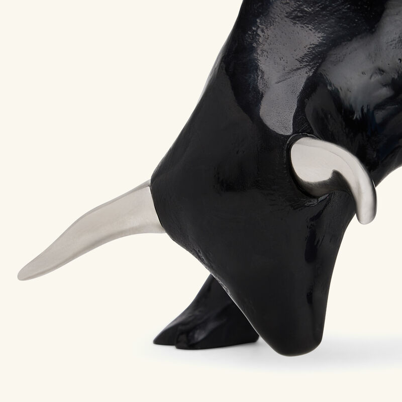 Sevilla Taures Sculpture Medium Black Limited Edition daum sevilla taures sculpture medium black limited edition