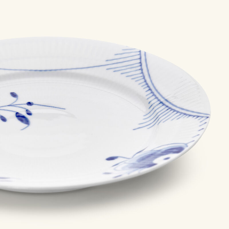 رويال كوبنهاغن طقم أطباق العشاء بلو ميغا دائري أبيض 27 سم من طبقين