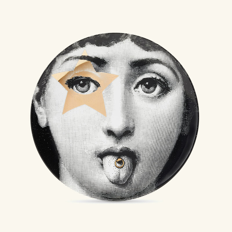 فورناسيتي طبق تزيين الجدار تيما إي فاريازيوني 381 باللون الذهبي