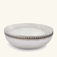 christofle malmaison serving bowl round silver plated