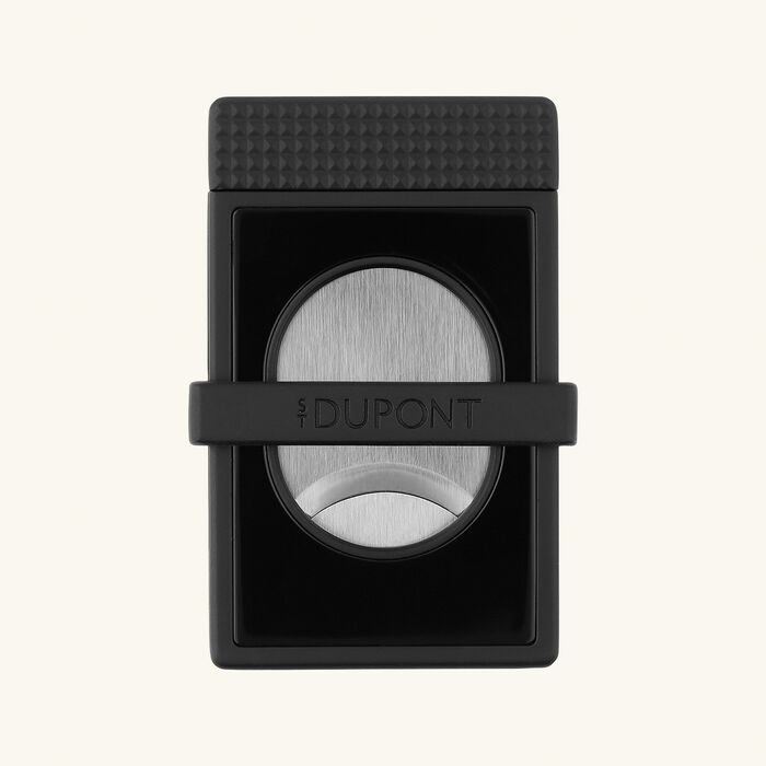 st dupont cigar stand slim cigar cutter black