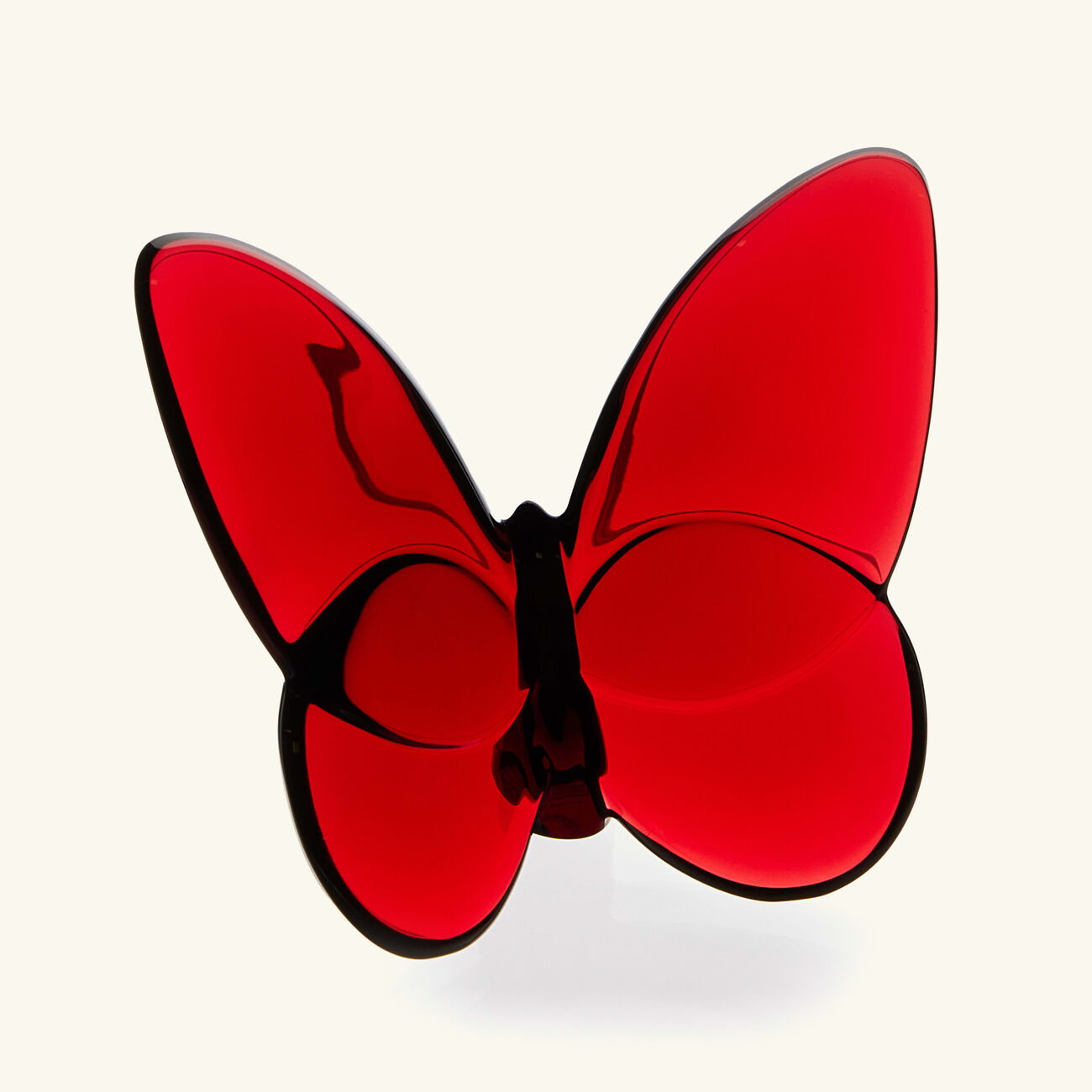 baccarat papillon lucky butterfly figurine mini red