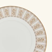 باكارا طبق للحلويات أركاديا دائري باللون الذهبي 21 سم   عدد 2