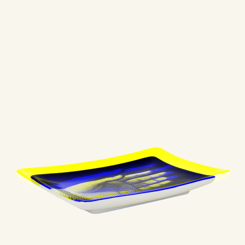 fornasetti mano ashtray rectangular small black