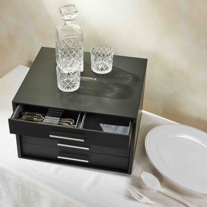 christofle malmaison set 110 pieces silver plated