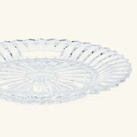 baccarat mille nuits dessert plate round clear 16cm