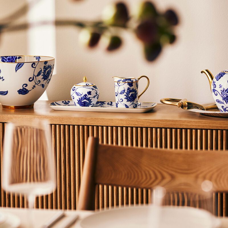 bernardaud prince bleu milk pitcher blue