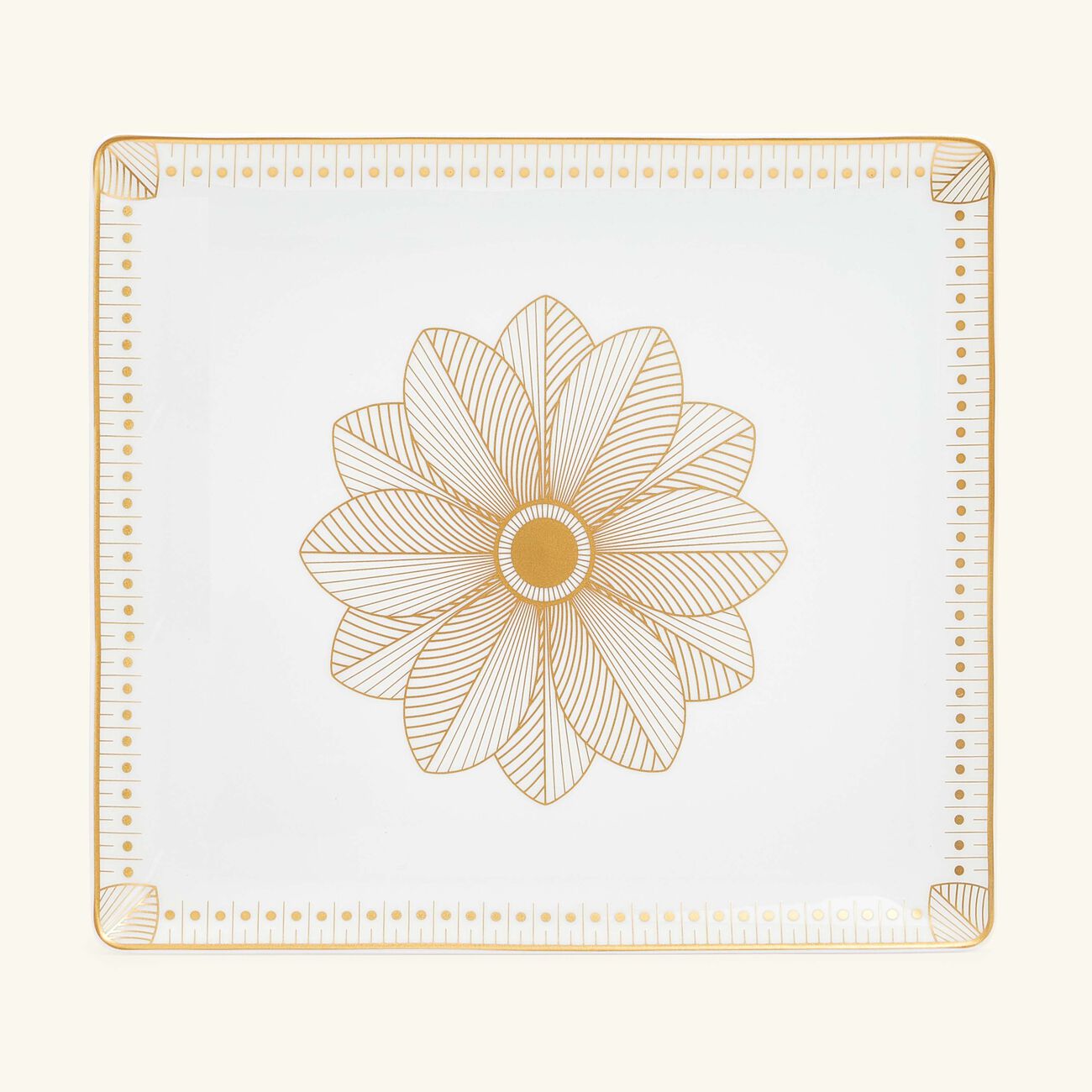 كريستوفل صينية مالميزون إمبيريال مستطيلة مطلية بالذهب قياس 22   19