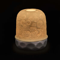 Zinnias Led Lamp Silver bernardaud zinnias led lamp silver