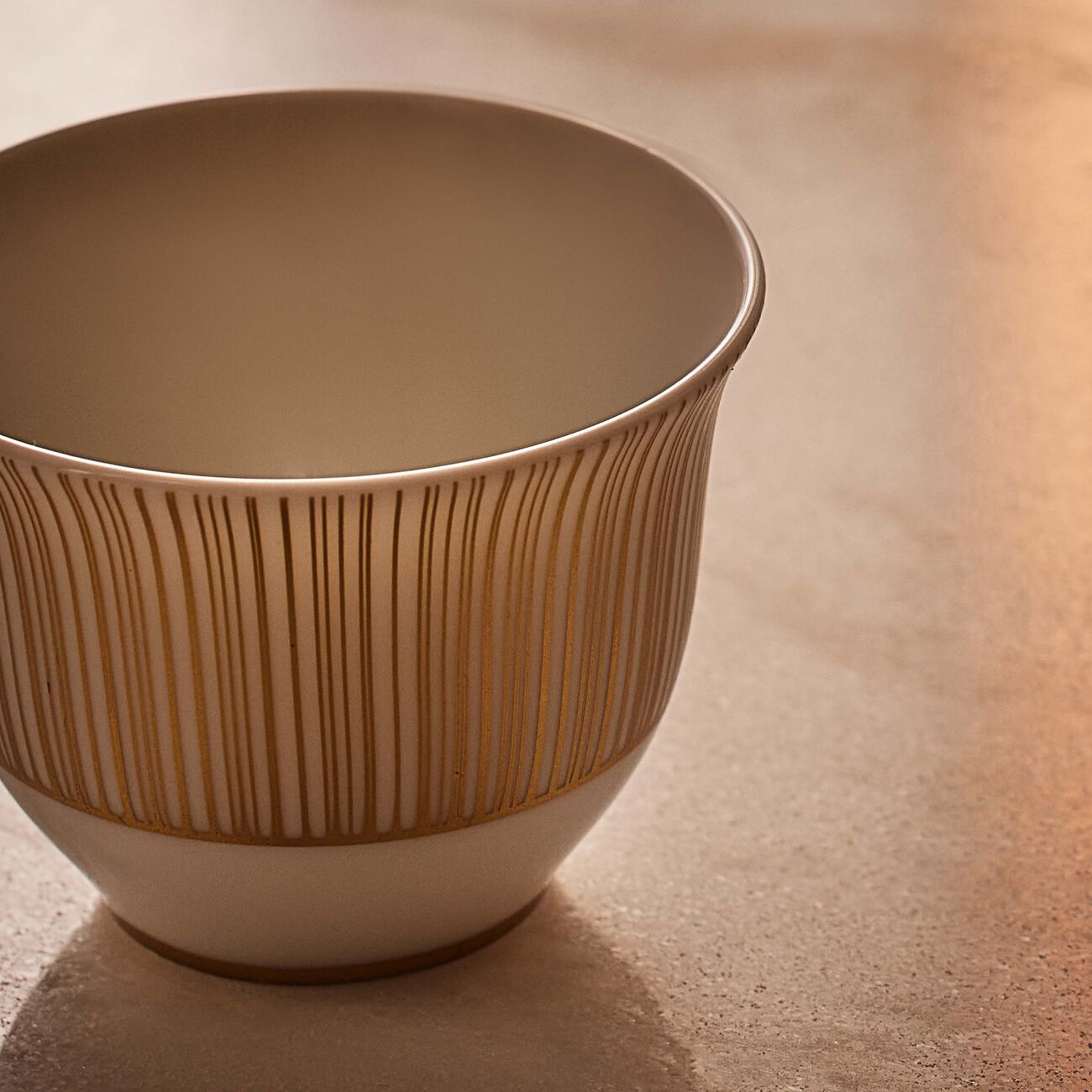 bernardaud sol arabic coffee cup gold