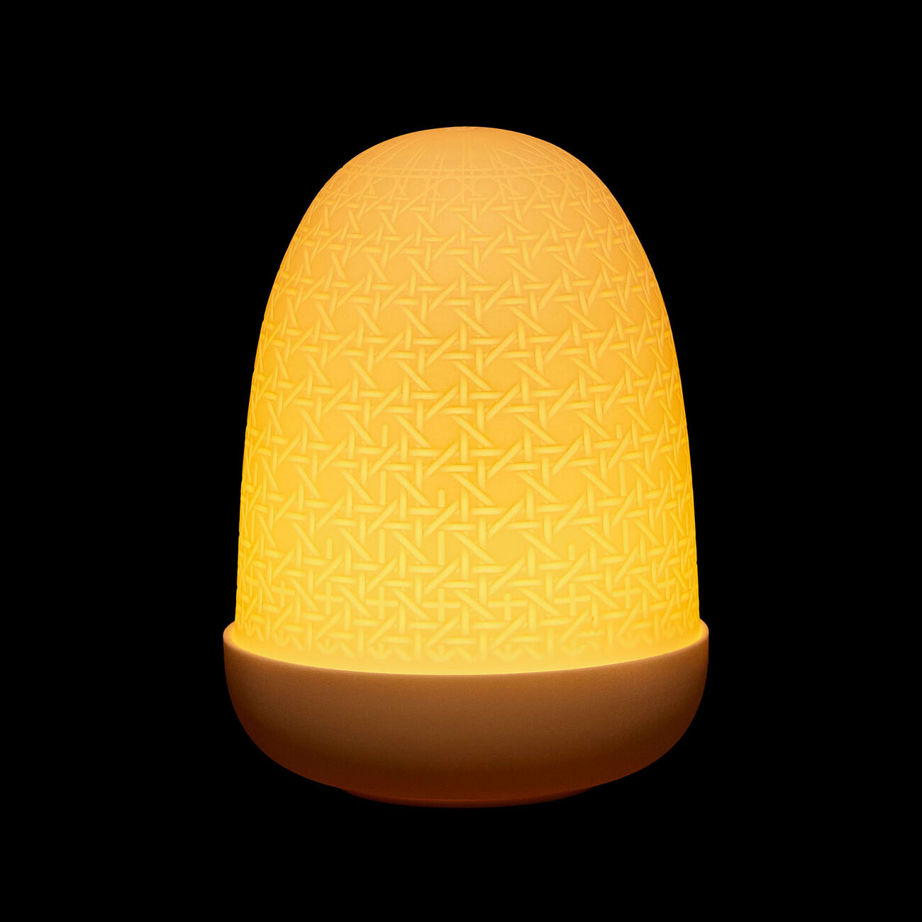 lladro wicker dome lamp