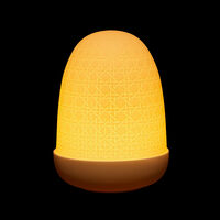 lladro wicker dome lamp