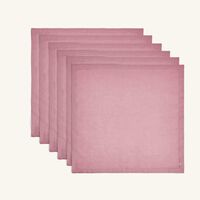 Feliz Napkin Pink Set Of 6 catherine denoual feliz napkin pink set of 6