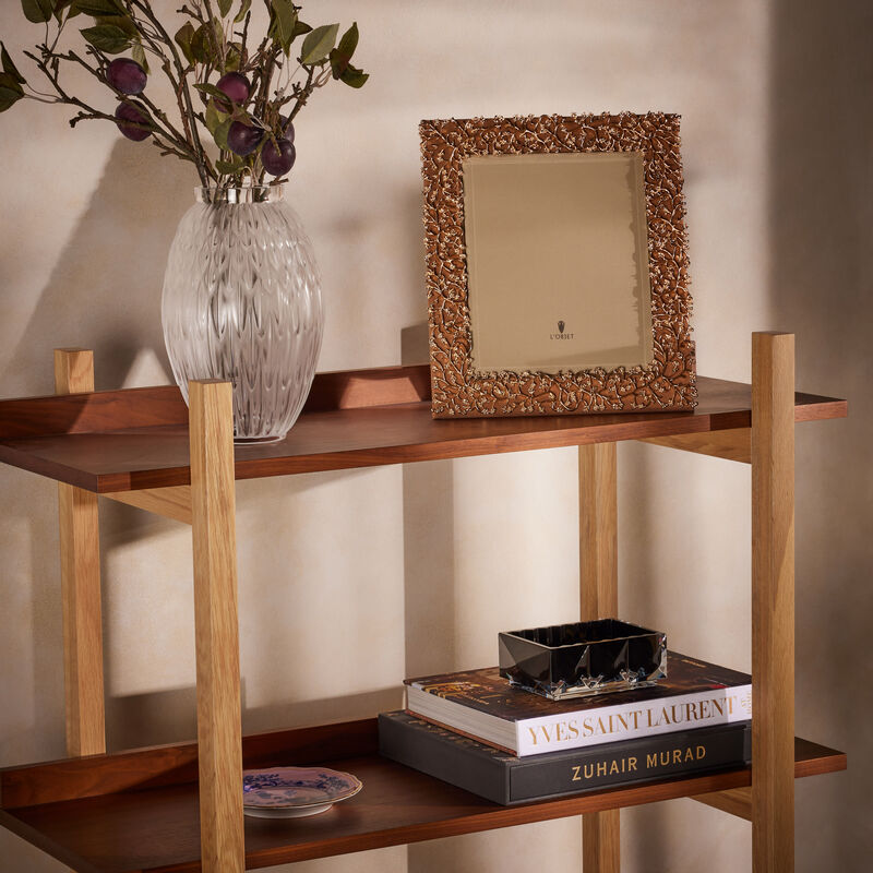 baccarat louxor tray rectangular small black