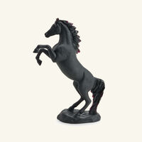 Cheval Spirited Horse Sculpture Medium Black daum cheval spirited horse sculpture medium black
