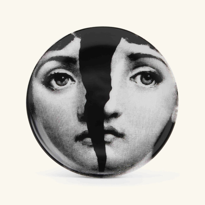 Tema e Variazioni No.10 Coaster Grey fornasetti tema e variazioni no 10 coaster grey