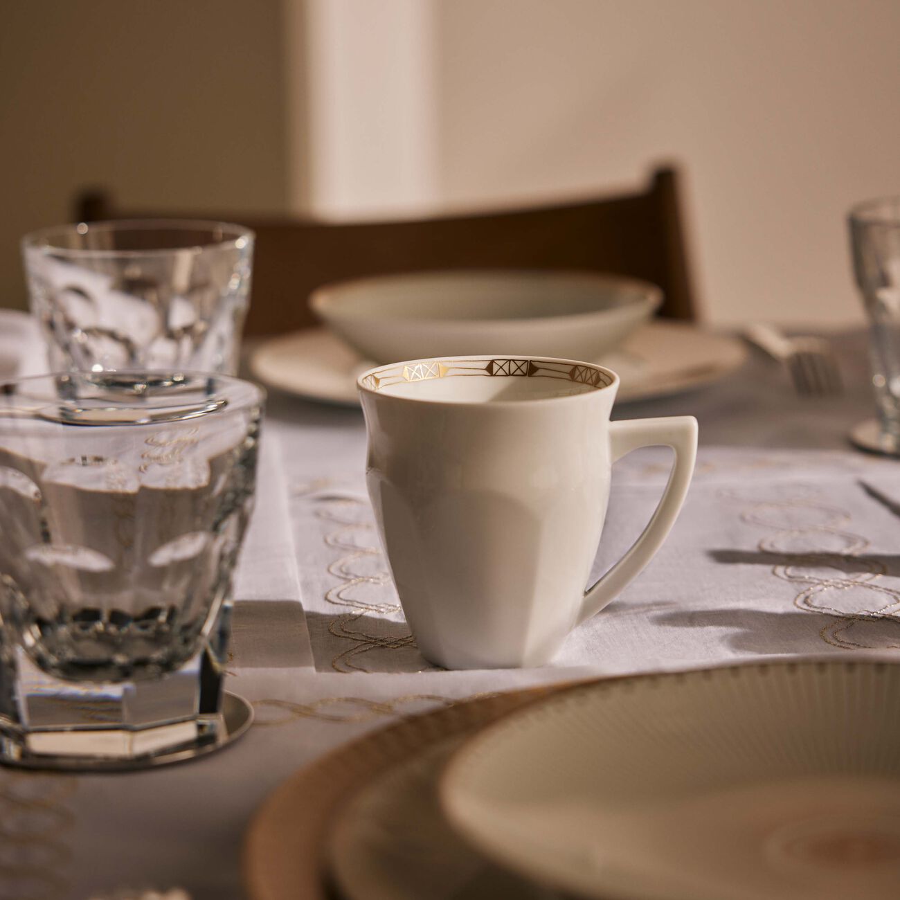 baccarat talleyrand mug gold