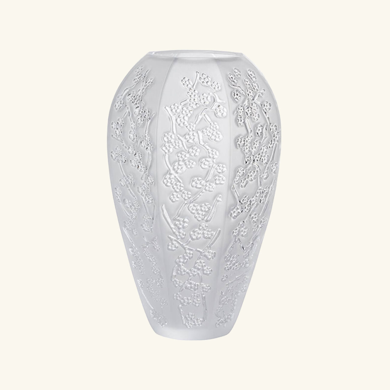Sakura Vase Small Clear lalique sakura vase small clear