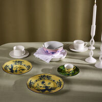 ginori 1735 oriente italiano citrino soup plate yellow 24cm