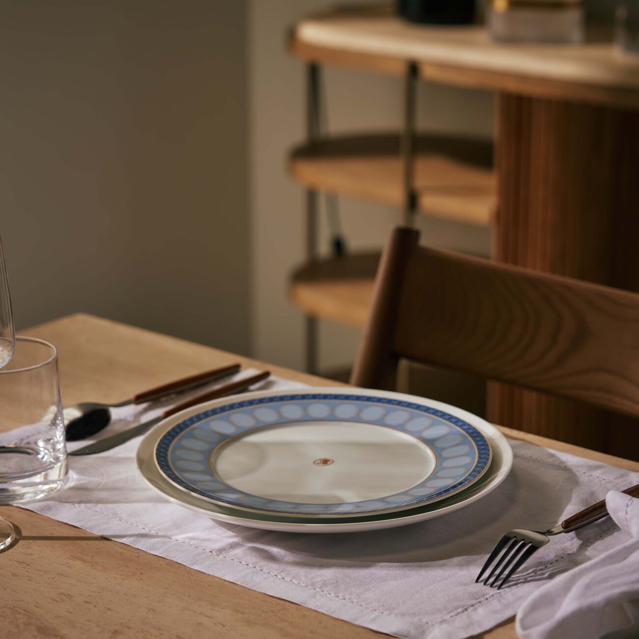 Signum Azure Plate Round Blue 23cm rosenthal signum azure plate round blue 23cm