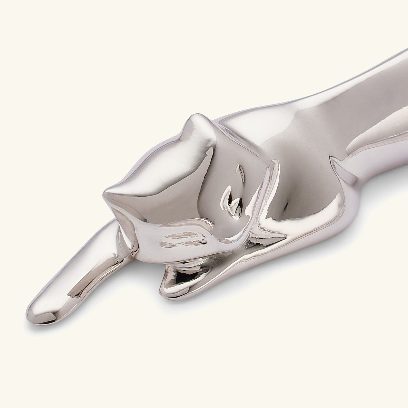 Gallia Dog & Cat Knife Rests Silver Plated christofle gallia dog cat knife rests silver plated