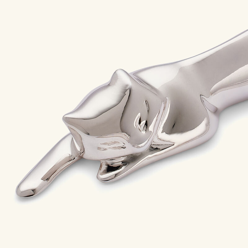 Gallia Dog & Cat Knife Rests Silver Plated christofle gallia dog cat knife rests silver plated