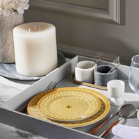 rosenthal signum jonquil plate round yellow 18cm