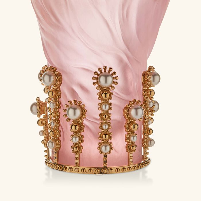 دوم مزهرية بويتيك باي تامارا رالف كبيرة باللون الوردي   إصدار محدود