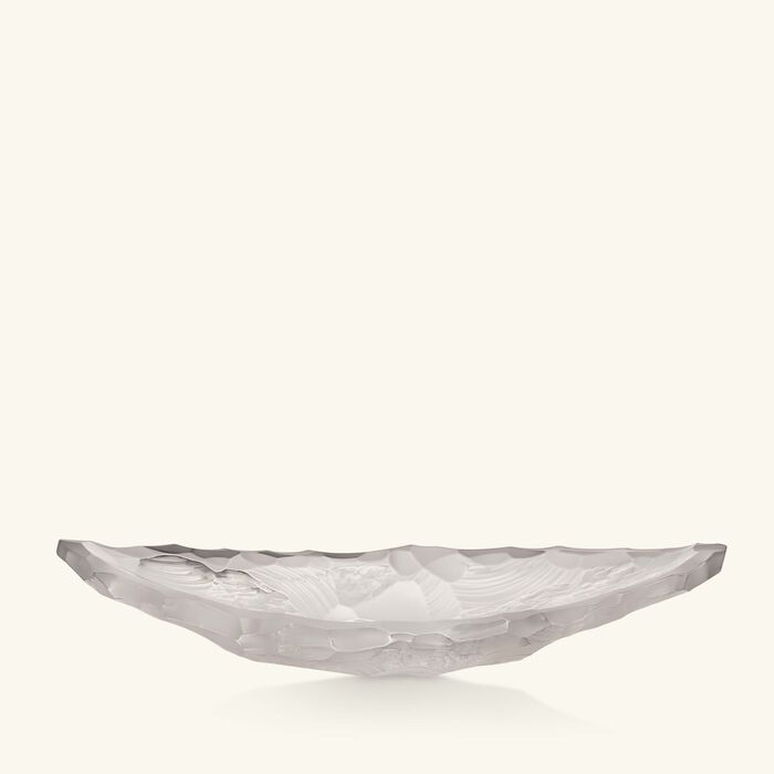 lalique terramineral silex centerpiece medium clear