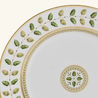 bernardaud constance dinner plate round green 26cm
