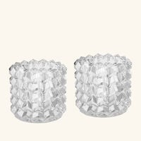 Focus Zigzag Votive Clear Set Of 2 baccarat focus zigzag votive clear set of 2