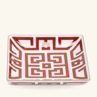 ginori 1735 labirinto bowl red