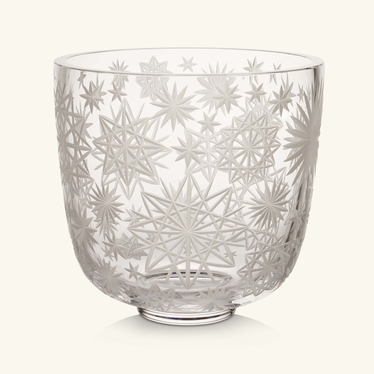 روكل وعاء كراكاتيت من الكريستال الشفاف   31 سم