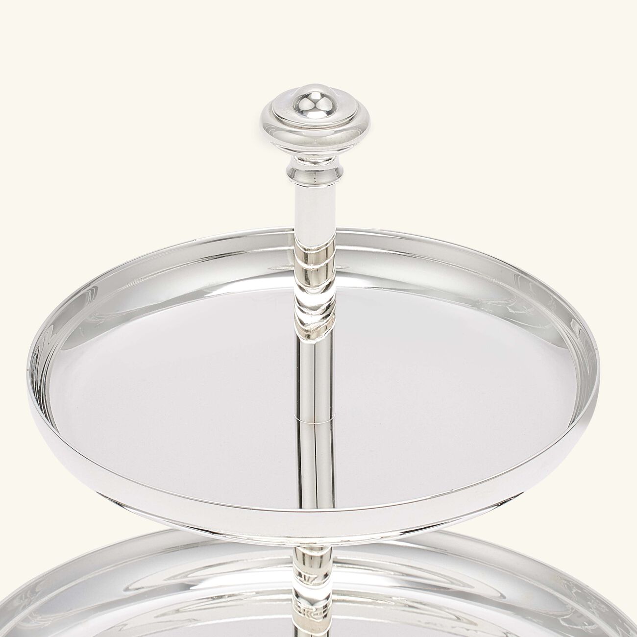 كريستوفل قاعدة الكيك آلبي من طبقتين مطلية بالفضة