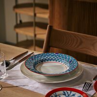 Lagon Soup Plate Blue 22cm pinto paris lagon soup plate blue 22cm