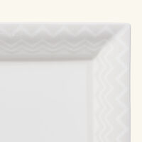 ZIG ZAG Tody Tray Rectangular Large White missoni home zig zag tody tray rectangular large white