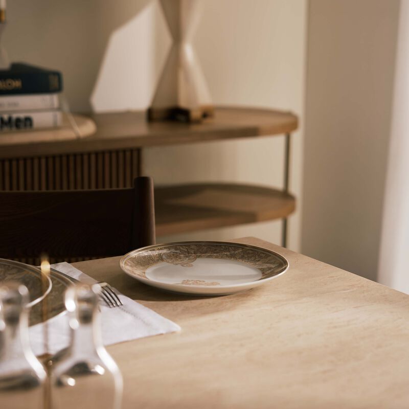 فيرساتشي طبق السلطة المستدير باروكو بلون البيج   21 سم