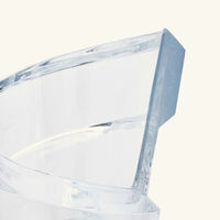 baccarat spirale vase medium clear