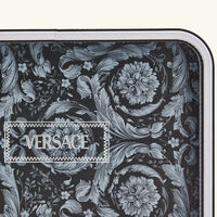 Barocco Trinket Tray Rectangular Small Grey versace barocco trinket tray rectangular small grey