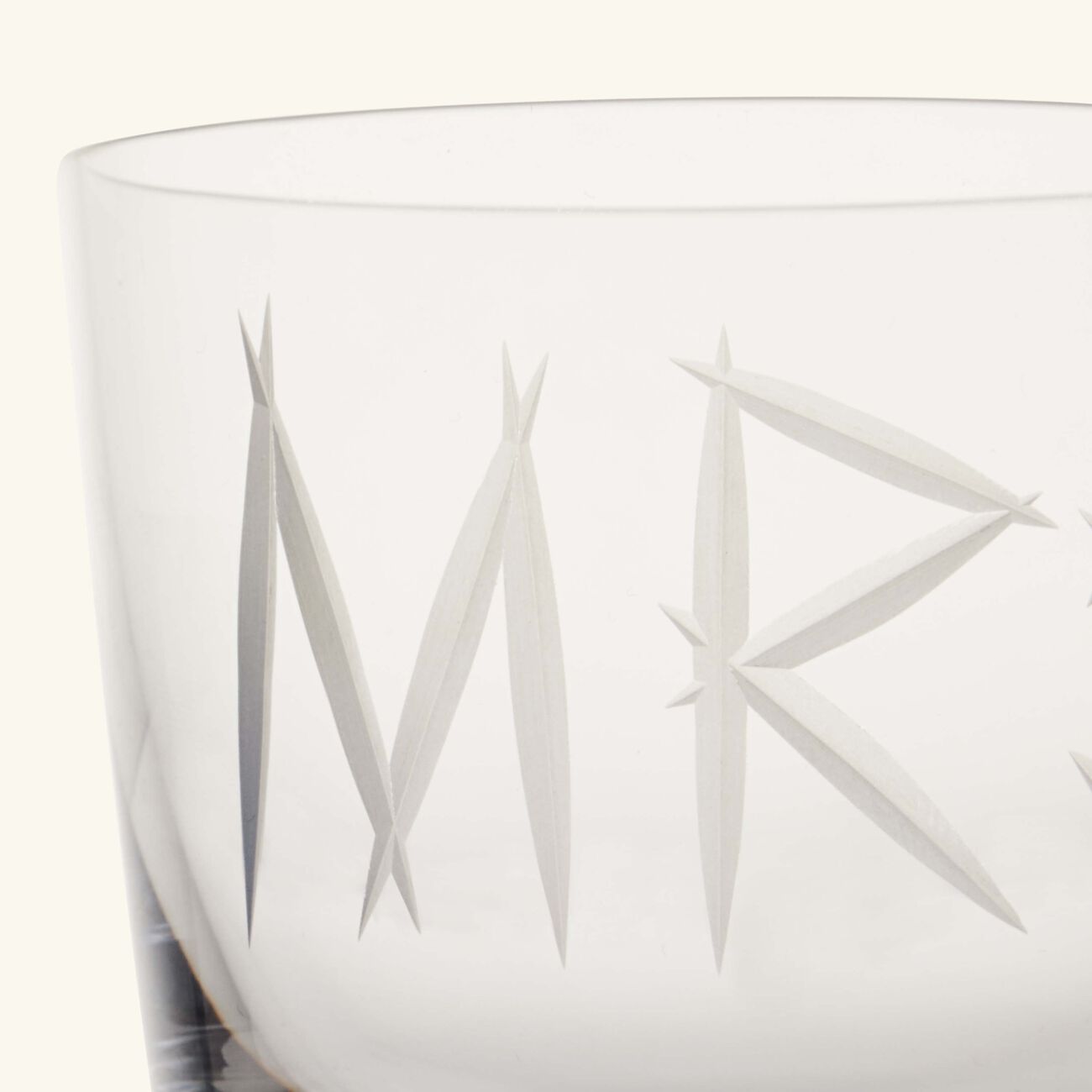 ABC MRS Drinking Glass Clear ruckl abc mrs drinking glass clear