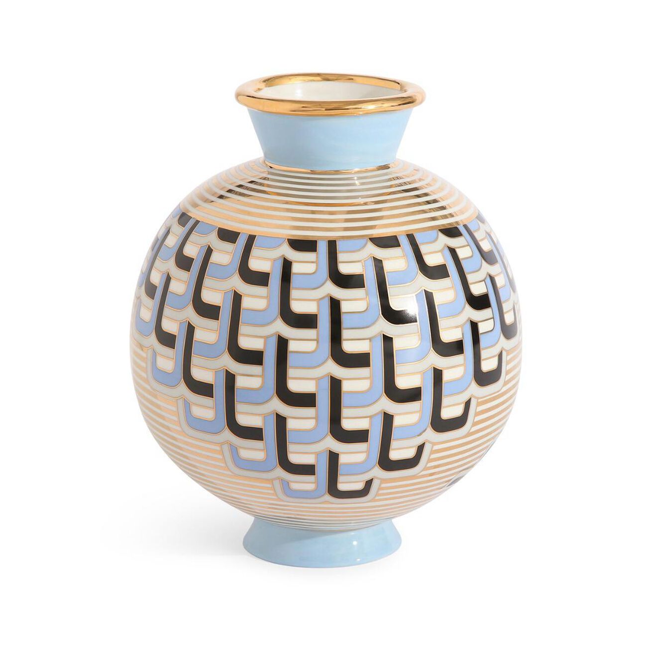 Versailles Puzzle Vase Small Gold jonathan adler versailles puzzle vase small gold