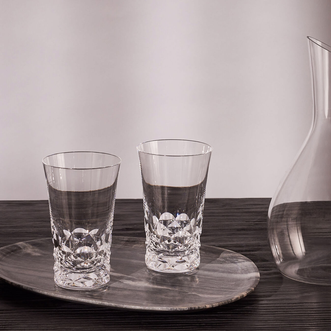 باكارا طقم إيفري داي سوينج مؤلف من كوبين شفافين بتصميم طويل