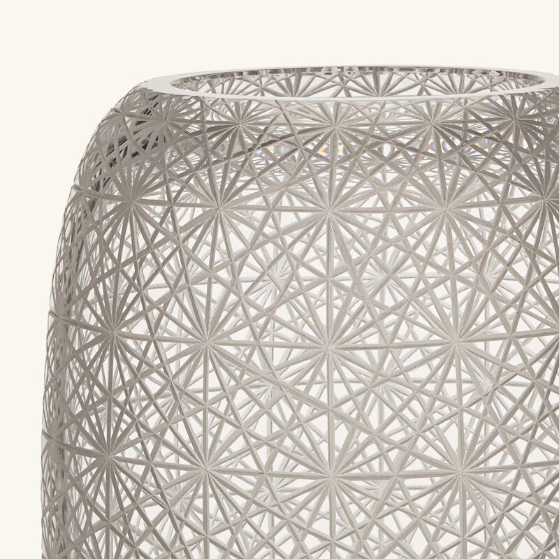 ruckl odette vase round medium clear