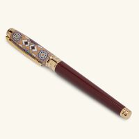 st dupont alhambra medium eternity ballpoint pen red