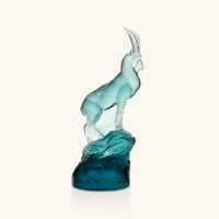Terramineral Ibex Figurine Medium Blue lalique terramineral ibex figurine medium blue