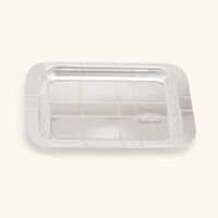 كريستوفل صينية جرافيك مستطيلة صغيرة جدًا مطلية بالفضة