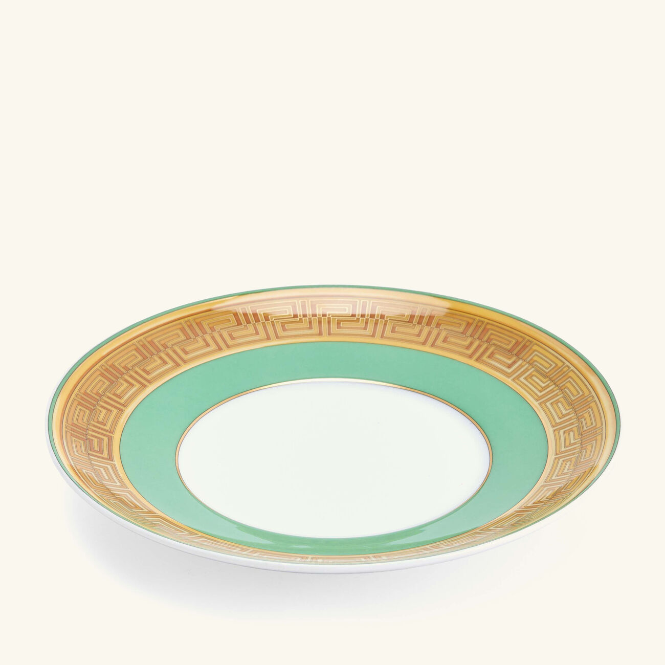 versace green coin tea cup   saucer green