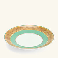 versace green coin tea cup   saucer green