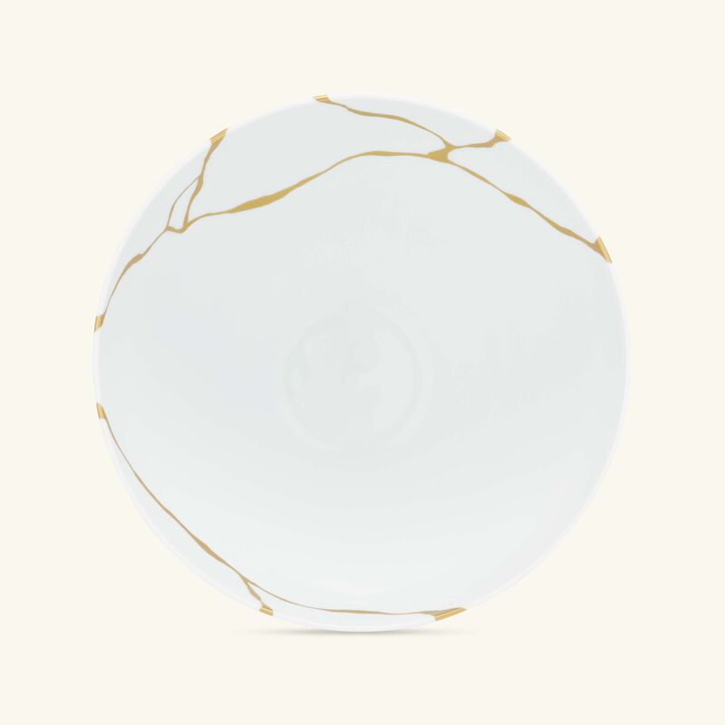 bernardaud kintsugi salad bowl white 27cm
